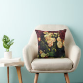 ゴッホ: シャクヤクおよびバラが付いているボール クッション (椅子)