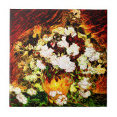 ゴッホ-バラ タイル (正面)