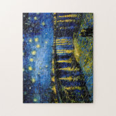 ゴッホ　ル・ローヌ川の星月夜　1888 ジグソーパズル (縦)