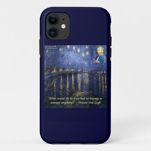 ゴッホ ローヌの星月夜 iPhone 5 カバー (裏面)