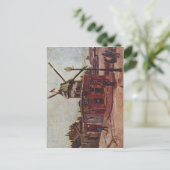 ゴッホ、ヴィンセント・ヴァン・ル・ムーラン・ド・ラ・ガレット1886 Tec ポストカード (スタンド正面)