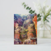 ゴッホ-中国の楽山大仏 ポストカード (スタンド正面)