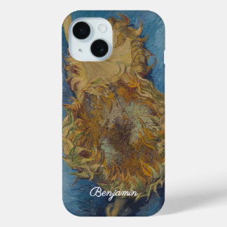 ゴッホ 二つのひまわり オリジナルアート傑作 iPhone 15ケース