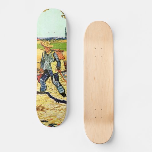 ゴッホ: 働く彼の方法のペインター スケートボード (正面)
