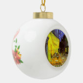 ゴッホ: 夜のカフェ台地 セラミックボールオーナメント (左)