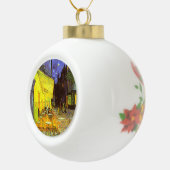 ゴッホ: 夜のカフェ台地 セラミックボールオーナメント (右)