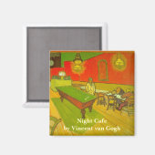 ゴッホ「夜のカフェ」 マグネット (正面/裏面)