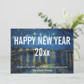 ゴッホ - 幸せな新年 スターリー・ナイト / ローヌ シーズンカード (スタンド正面)