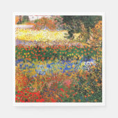 ゴッホ - 庭の花の絵画、 スタンダードランチョンナプキン (正面)