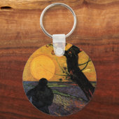 ゴッホ; 播種者、ヴィンテージの農民 キーホルダー (正面)
