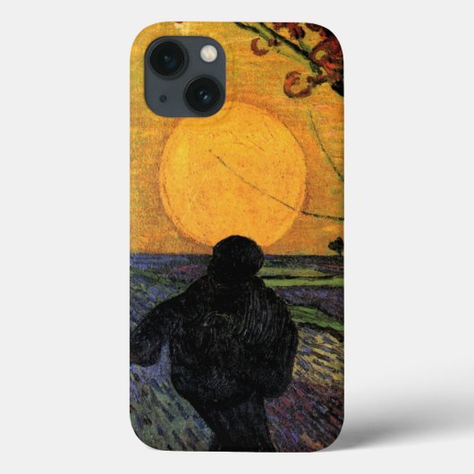 ゴッホ; 播種者、ヴィンテージの農民 Case-Mate iPhoneケース (裏面)