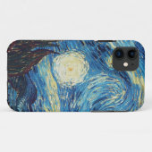 ゴッホ 星月夜 ヴィンテージ 青 傑作 Case-Mate iPhoneケース (裏面(横))