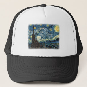 ゴッホ「星月夜」有名芸術 キャップ