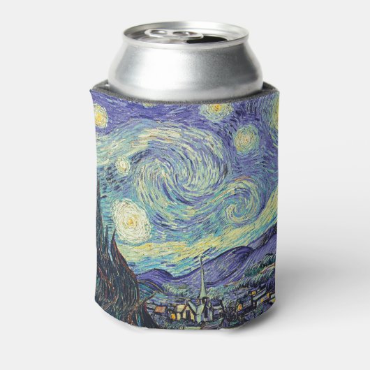 ゴッホ 星空  缶クーラー (缶裏面)
