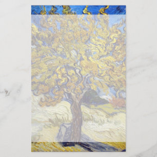 ゴッホ 有名な芸術作品 桑の木 便箋