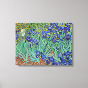 ゴッホ 有名作 青いアイリス 花の油絵 キャンバスプリント