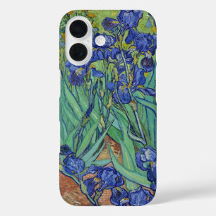 ゴッホ 有名作 青いアイリス 花 油絵 iPhone 16ケース