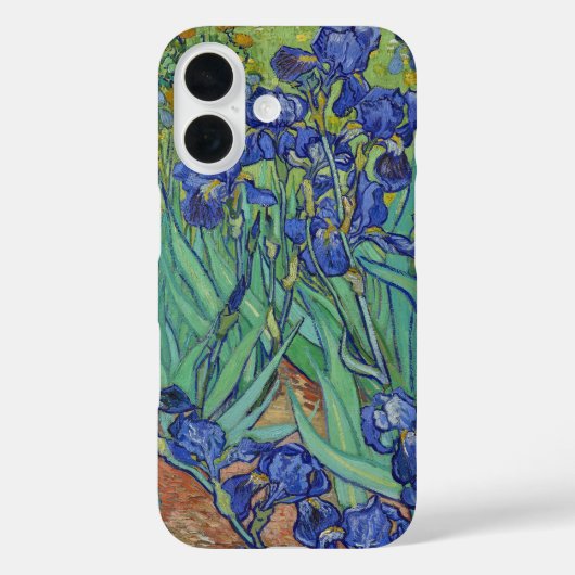 ゴッホ 有名作 青いアイリス 花 油絵 Case-Mate iPhoneケース (裏面)