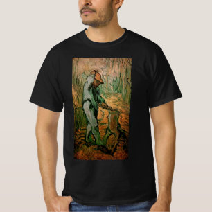 ゴッホ「樵夫（ミレー）」 Tシャツ