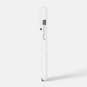 ゴッホ、燃える煙草を持つ骸骨 iPhoneケース (左側面)