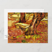 ゴッホ - 石のベンチ ポストカード (正面/裏面)