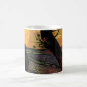 ゴッホ;種まく人、ヴィンテージ農民 コーヒーマグカップ (中央)