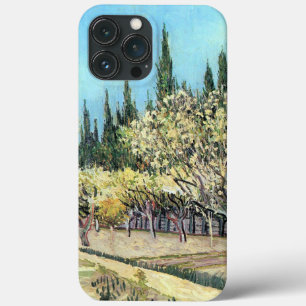 ゴッホ『糸杉に囲まれた花咲く果樹園』 iPhone 13 PRO MAXケース