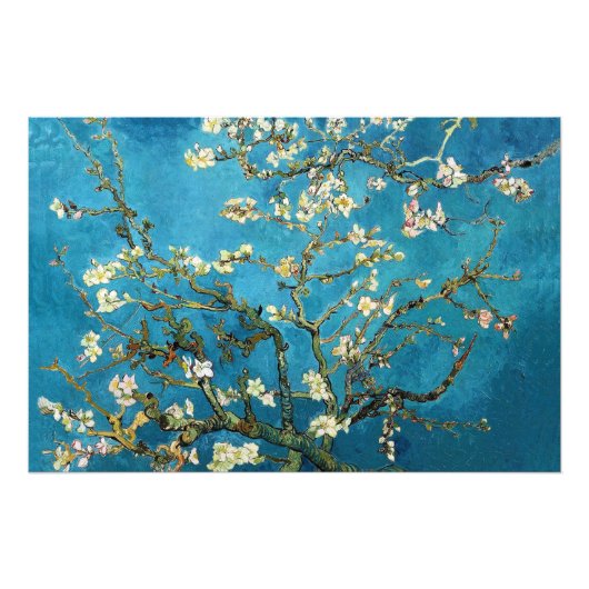 ゴッホ,花咲くアーモンドの木. ヴィンテージ フォトプリント            (正面)