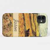 ゴッホ「農夫と風車のある畑」 Case-Mate iPhoneケース (裏面(横))