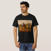 ゴッホ「農民夫婦の朝」 Tシャツ (正面フル)