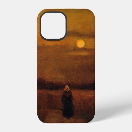 ゴッホ「野の古い塔」 iPhoneケース (裏面)