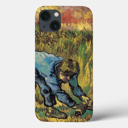 ゴッホ「鎌を持つ刈り入れ人」 Case-Mate iPhoneケース (裏面)