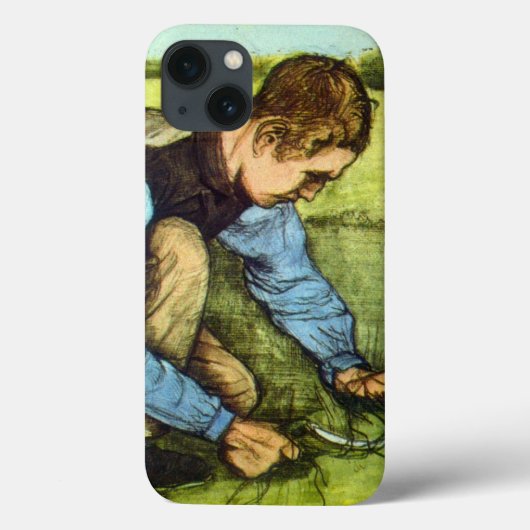ゴッホ「鎌を持つ少年」 Case-Mate iPhoneケース (裏面)
