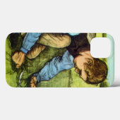 ゴッホ「鎌を持つ少年」 Case-Mate iPhoneケース (裏面 (横))