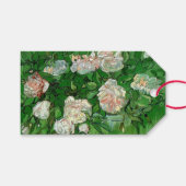 ゴッホ「静物画:ピンクのバラ」 ギフトタグ (正面(横))