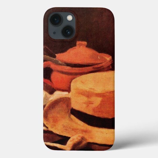 ゴッホ「黄色い麦わら帽子の静物画」 Case-Mate iPhoneケース (裏面)