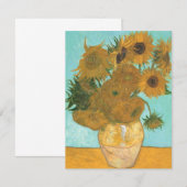 ゴッホ - 12本のひまわりが入った花瓶 (正面/裏面)