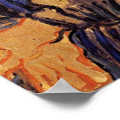 ゴッホ、2人の子供、ヴィンテージ印象派アート ポスター (角)