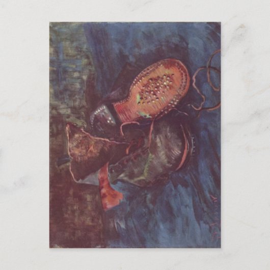ゴッホ、In Paar Schuh、Vincent Willem van Stilleben ポストカード (正面)