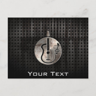 ゴツゴツしたアコースティックギター ポストカード