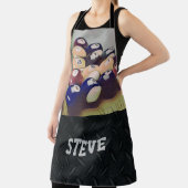 ゴツゴツしたビリヤードクールの男子スポーツ趣味 エプロン (インサイチュ)