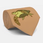 ゴツゴツしたホンウウミガメのネクタイ ネクタイ (ロール)