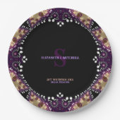 ゴティカダーク魔法モノグラムスペシャルイベント結婚ズ ペーパープレート (正面)