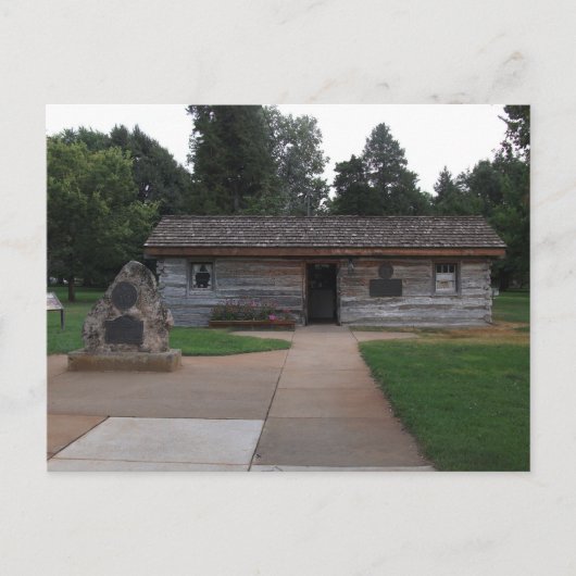ゴテ表現ボグネブラスカ州ポニー駅 ポストカード (正面)