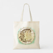 ゴデリークリスチャンママ名前をカスタムする トートバッグ (裏面)