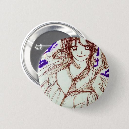 ゴトス女 缶バッジ (正面&裏面)