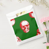 ゴトマス醜いクリスマススカルゴシックスケルトン緑 フェイバーバッグ (封をした状態)