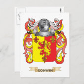 ゴドウィン・コート・オブ・アームズ(家紋) ポストカード (正面/裏面)