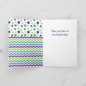 ゴドソン誕生日恐竜ディノダニ カード (内部)