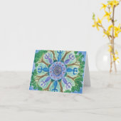 ゴドデス踊り カード (黄色い花)